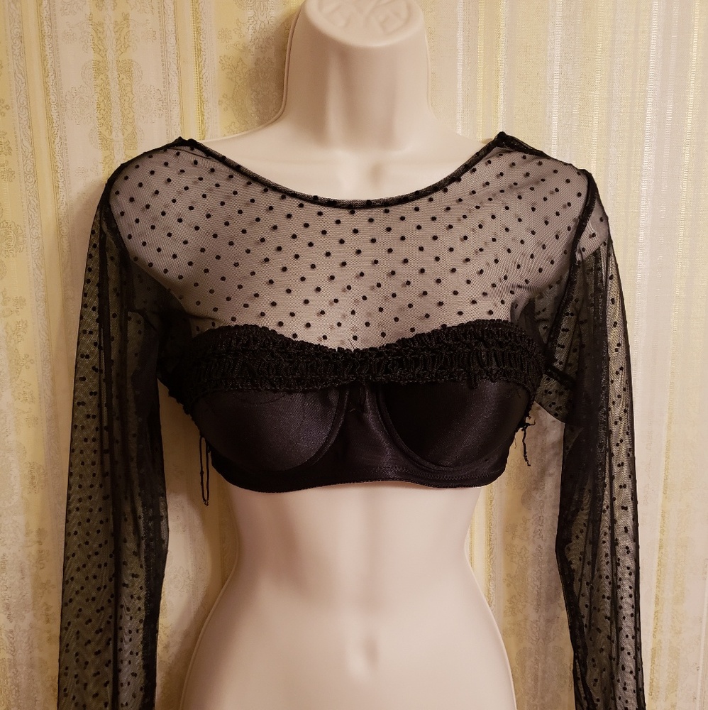 True Vintage Bralette Crop Top